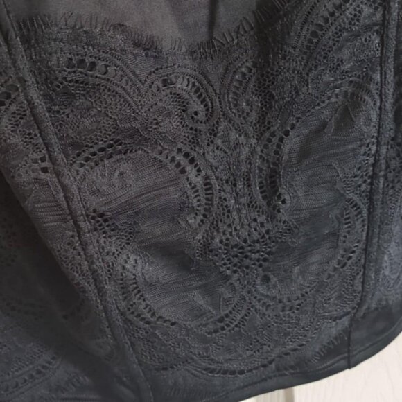 Flexees By Maidenform Firm Control Bustier New 36D Black Padded Cami Shapewear - Picture 3 of 7